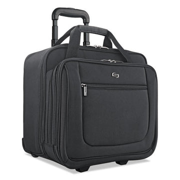 Solo Classic Rolling Case, 17.3", 17 1-2" X 9" X 14", Black freeshipping - TVN Wholesale
